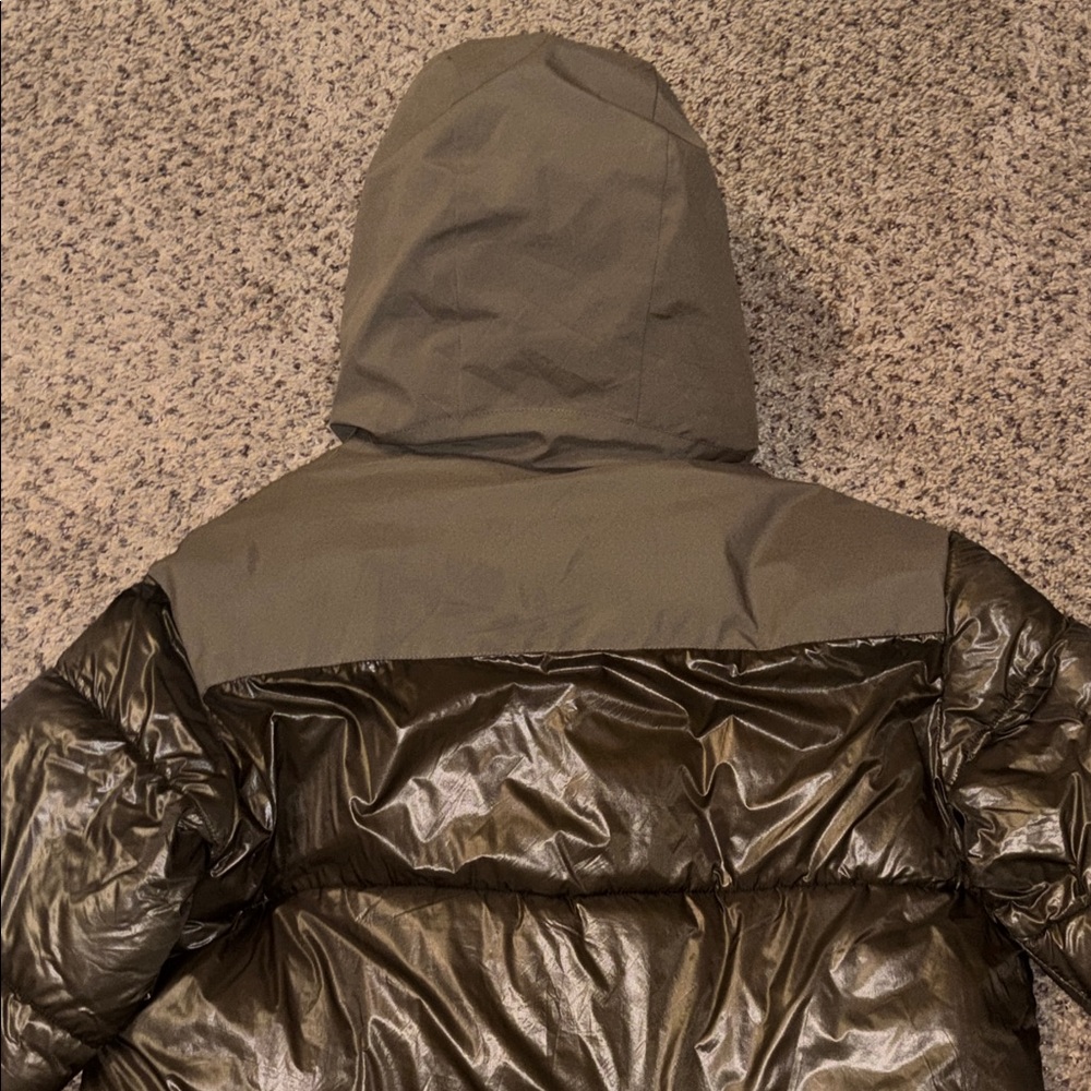 Zara Men's Khaki Contrast Puffer Jacket Size S - Picture 13 of 14
